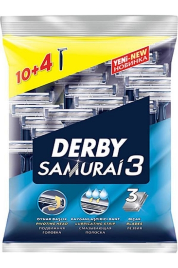 Derby 3 Bıçaklı 14'lü Poşet
