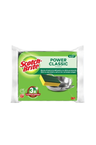 Scotch Brite Yeşil Klasik 4'lü Sünger