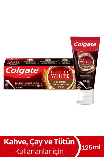 Colgate Diş Macunu Optik 125Ml. Çay-Kahve. Sig.