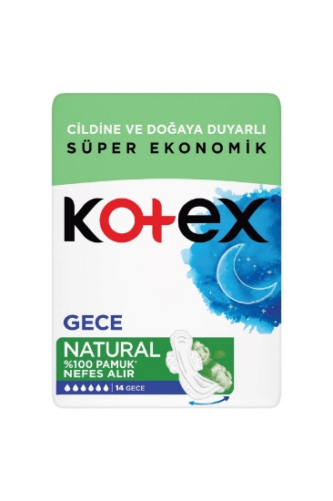 Kotex Natural Gece 14 Lü