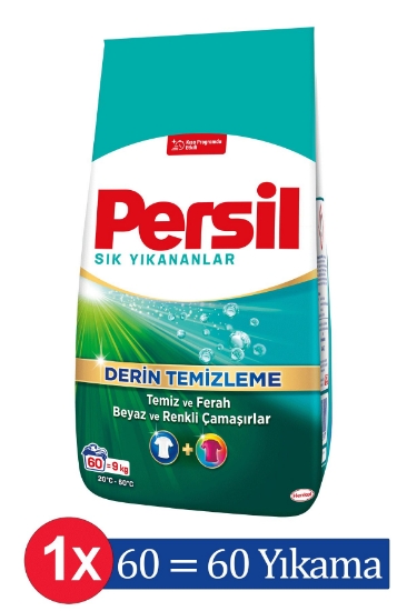 Persil Toz Deterjan. 9Kg Sık Yıkamalar Derin Temizlik