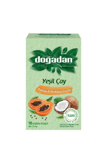 Doğadan 18 Adet Papaya ve Hindistan Cevizi 