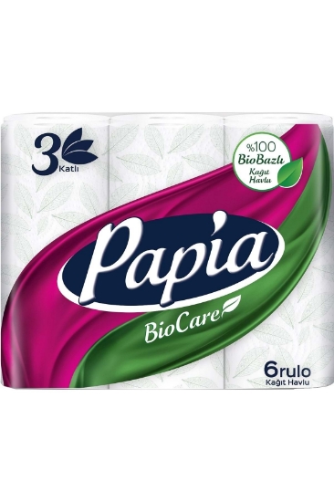 Papia Kağıt Havlu (3 Katlı) 6 Lı  Bio Care
