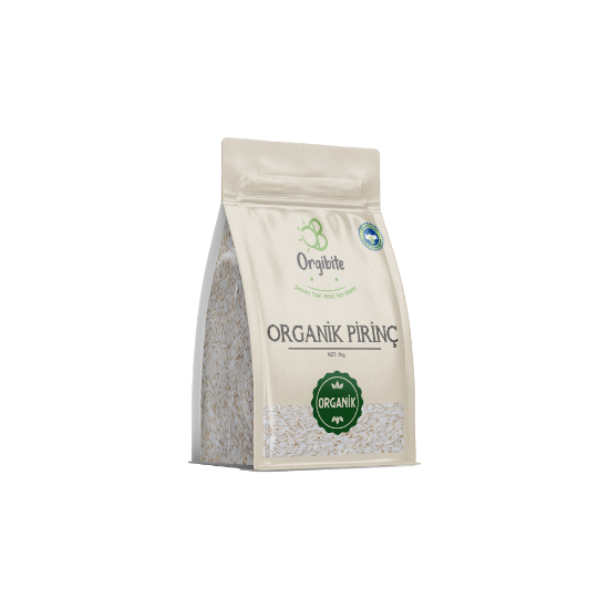 Orgibite Organik Pirinç 1 kg  paket