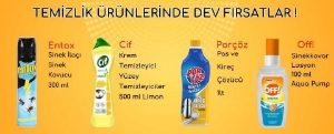 Temizlik Ürünlerinde Fırsatlar! kampanya resmi