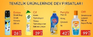 Temizlik Ürünlerinde Fırsatlar! kampanya resmi