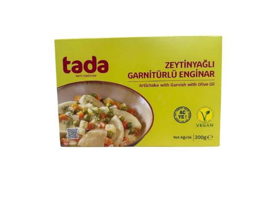 Tada Zeytinyağlı Garnitürlü Enginar 200g