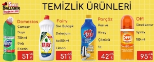 Salı Sallanır-Temizlik Ürünlerinde Fırsatlar! kampanya resmi