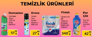 Hafta Sonu Fırsatları! Temizlik Ürünleri! kampanya resmi