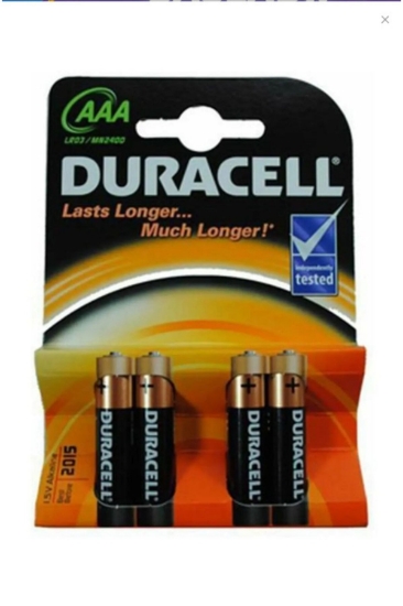 Duracell AAA İnce Pil 4'lü 