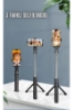Tiffany Selfie Çubuğu Tripod Siyah Kumandalı Bluetoothlu
