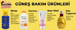 Salı Sallanır -Güneş Bakım Ürünleri! kampanya resmi