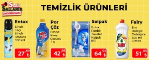 Salı Sallanır-Temizlik Ürünleri kampanya resmi