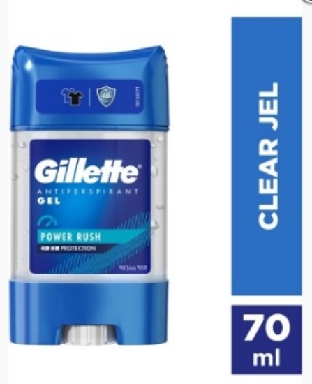 Gillette Clear Gel 70 ml Power Rush