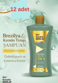 Bio Keratin Gold Brezilya & Keratin Terapi Düzleştirme Etkili Sülfatsız Şampuan 700 ml