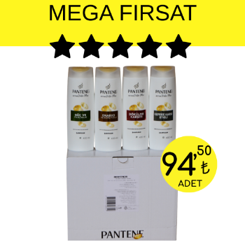Pantene Şampuan Karma Koli 12 Adet 400 ml