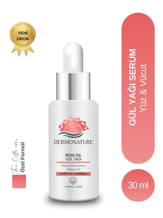 Rose Oil , Gül Yağı, Serum , Nemlendirici , Aydınlatıcı