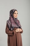 Hürrem Bone Antrasit Desenli Şal Kesik Elyaf Pamuksu Etnik Dijital Baskılı 202123_25