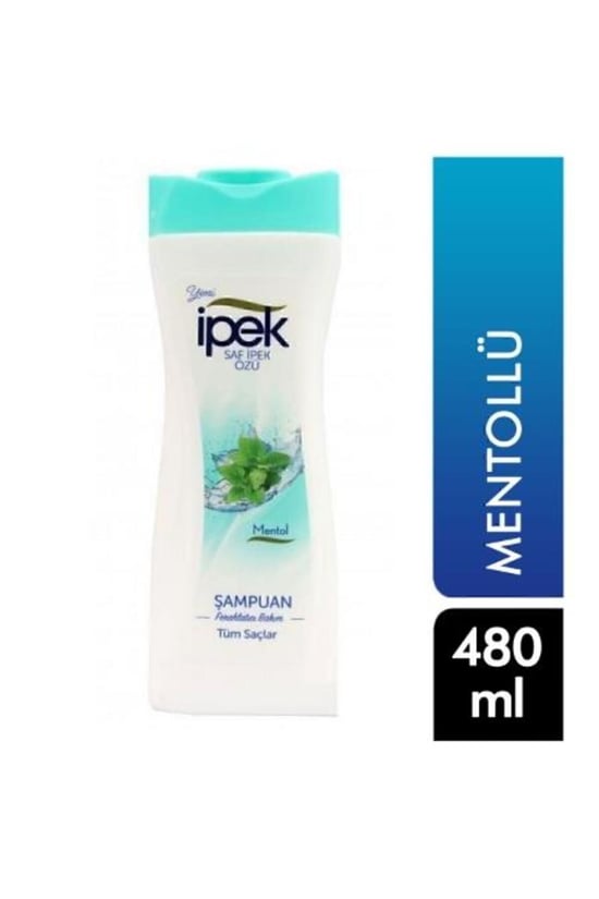 İpek Şampuan 480 ml Tüm Saçlar Mentol