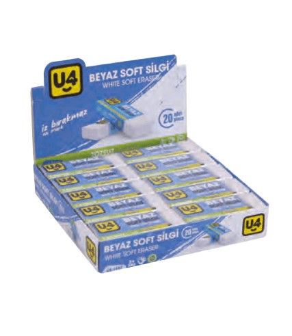 U4-1447 Silgi Beyaz 20’li
