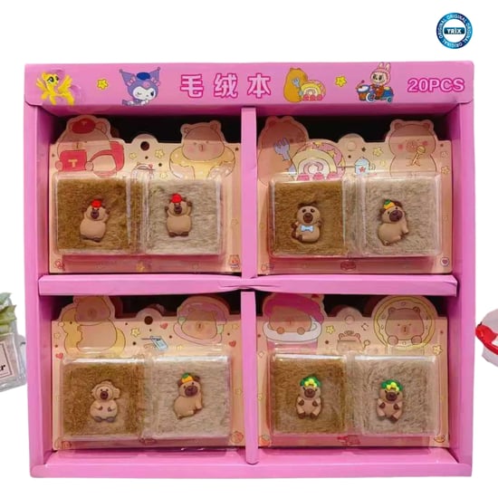 Peluş Not Defteri 2'li Ayıcık Model 