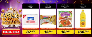 Kasım'da Kazanç Başkadır!- Temel Gıda kampanya resmi