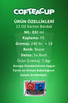 karton bardak, 12 oz bardak, 330 ml bardak, kahve bardağı, tek kullanımlık bardak, çevre dostu bardak, sıcak içecek bardağı, soğuk içecek bardağı