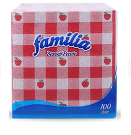 Familia Karma Desenli Peçete 100