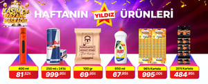 İndirimli Ürünler -Haftanın Yıldız Ürünleri kampanya resmi