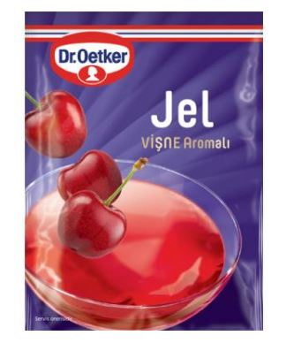 Dr.Oetker Vişneli Jel 100gr 12'li