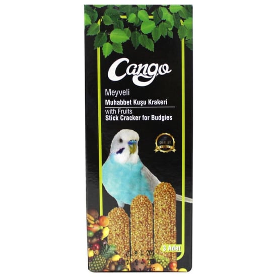 Cango Muhabbet Meyveli̇ Kuş Krakeri̇ 81 gr 10 lu