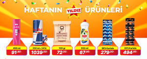 İndirimli Ürünler -Haftanın Yıldız Ürünleri kampanya resmi