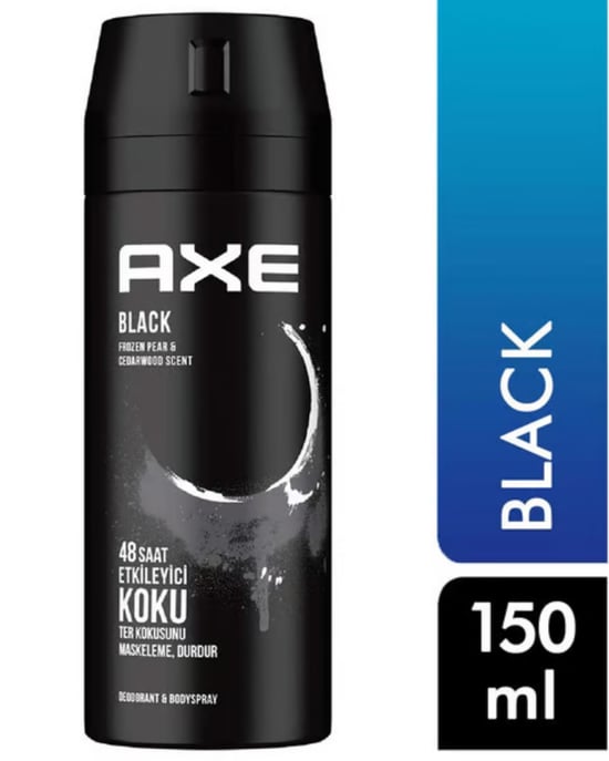 Axe,Axe Deodorant Sprey erkek 150 ml Black ,Black ,sprey,erkek,deodorant,sprey,kozmetik ürünleri,doedorant fiyatları,doedorant çeşitleri,axe deodorant fiyatları,toptan kozmetik,toptan satın al,toptantr,toptan mağazacılık