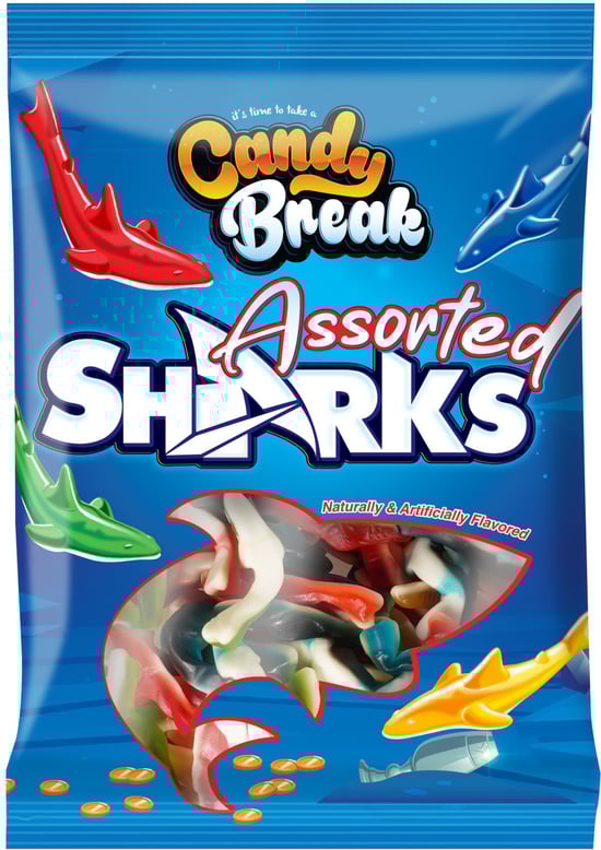 American Foods Candy Break Köpek Balığı Jelibon 113G