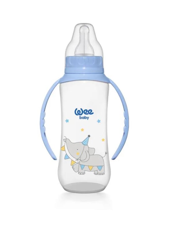 Wee Baby Klasik Kulplu PP Biberon 270 ml 6-18 ay Mavi
