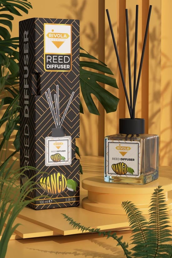 rivola, oda kokusu, reed diffuser, kamış oda kokusu, bambu oda kokusu, mango oda kokusu
