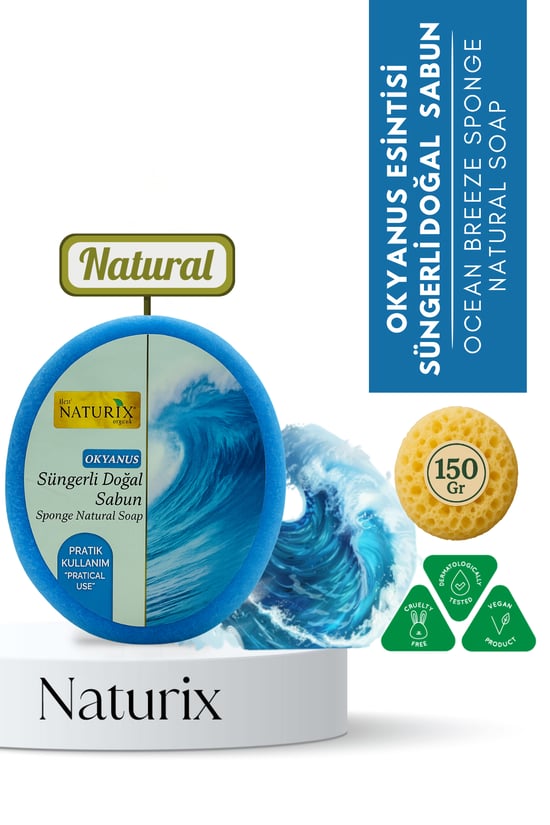 Naturix Okyanus Süngerli Sabun 150 Gr