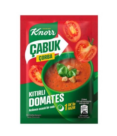 Knorr Çabuk Çorba Kıtırlı Domates 22 gr