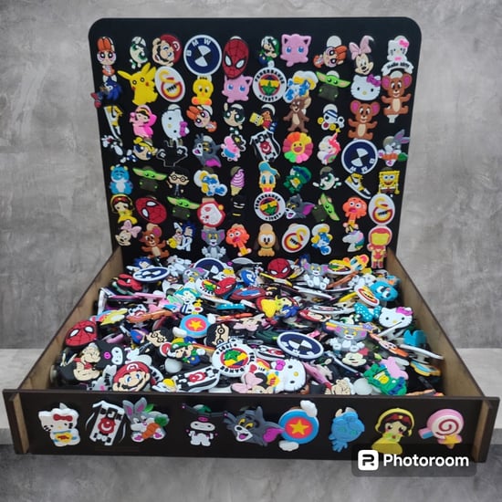 Colours Accessories Standlı Terlik Süsü Karışık (3500 Adet)