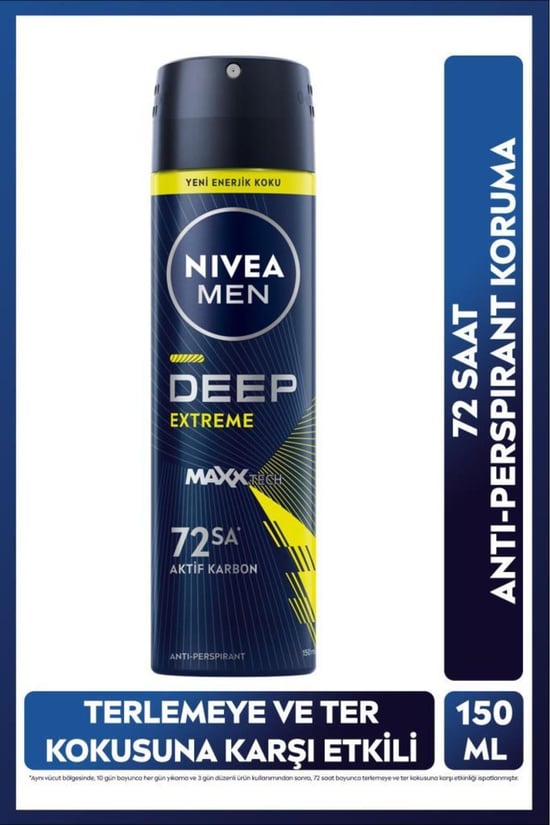 Nivea Deodorant Erkek 150 ml Deep Extreme