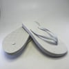Private Parmak Arası Beyaz Kadın Terlik Eva Taban 14 mm Flip Flop 50 Adet