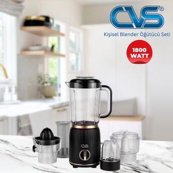 CVS DN 1304 5 Parça Öğütücülü Kişisel Blender Seti 1800 Watt