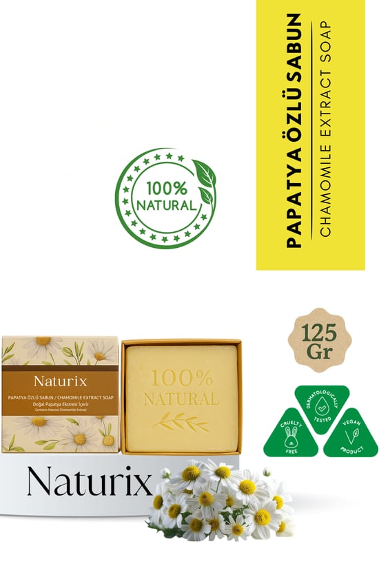 Naturix Papatya Sabunu 125 Gr