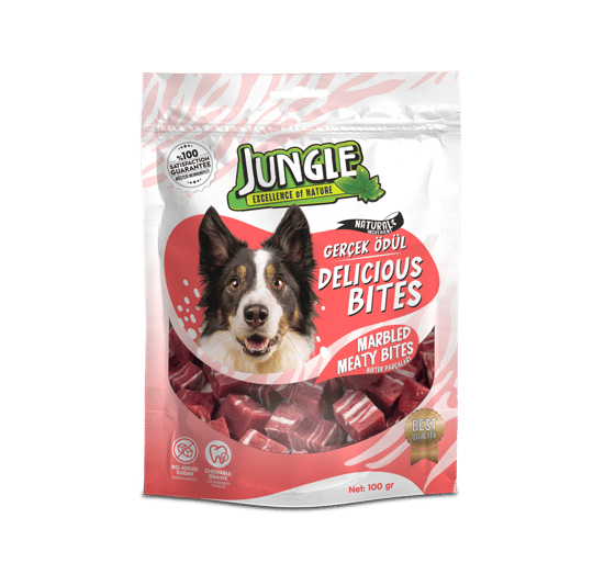 Jungle Köpek Ödül Maması Et Parçaları 100 Gr Jngc-008