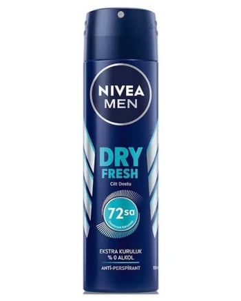 nivea, nivea dedorant, nivea erkek deodorant, erkek deodorant, ter kokusu önleyici, ter önleyici, nivea dry fresh 150 ml satın al, nivea dry fresh 150 ml fiyat