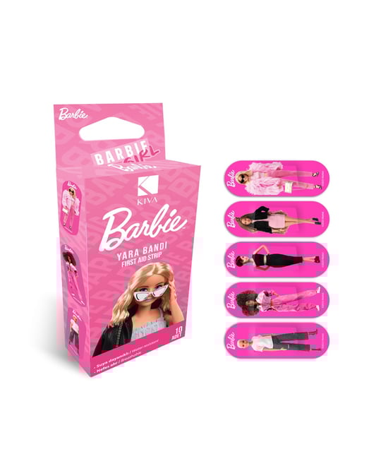 Barbie Lisanslı Yarabandı 10'lu