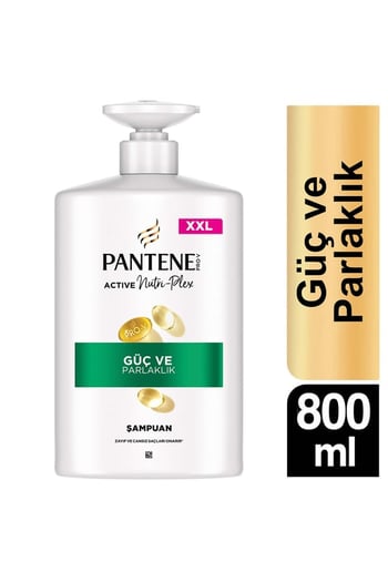 PANTENE ŞAMPUAN GÜÇLÜ VE PARLAK 800 ML