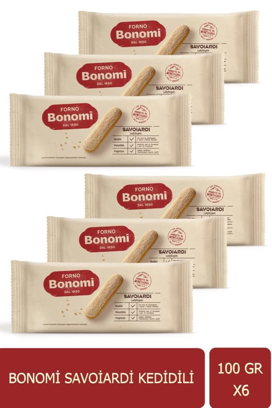 Bonomi Savoiardi Kedidili 200 GR X 6