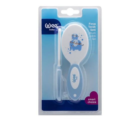 Wee Baby Fırça Tarak Seti Mavi