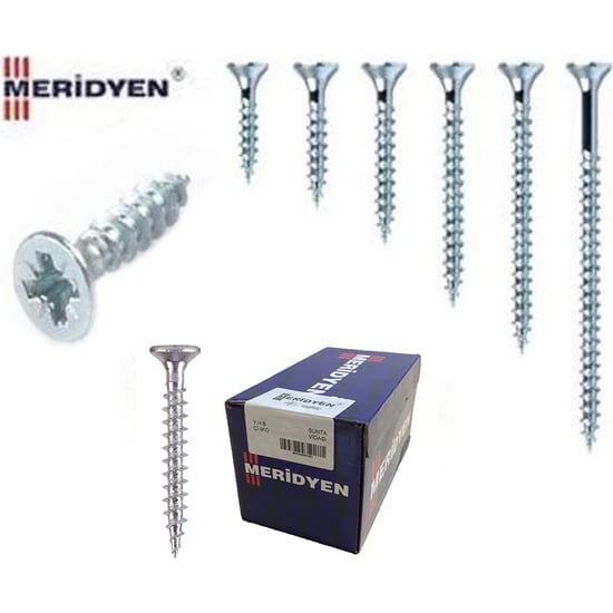 Meridyen 6.0x80 Sunta Vidası 100 adet